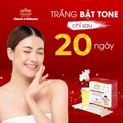 Viên sủi hỗ trợ giảm nám, mụn Saffron Collagen ClearAc Melasma