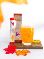 Viên sủi hỗ trợ trắng da Saffron Collagen Extra White chính hãng