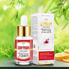 Serum dưỡng ấm, hỗ trợ trắng da Saffron Collagen White Plus 7days