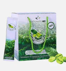 Cà phê xanh hỗ trợ giảm cân Thiên Nhiên Việt Hộp 30 gói