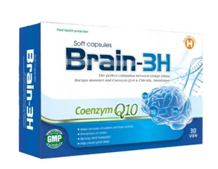 Viên bổ não Brain 3H hỗ trợ chức năng não bộ