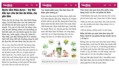 Combo 3 Nước Tắm Cho Bé Dr Baby Giảm Rôm Sảy, Mẩn Ngứa, Hăm Tã