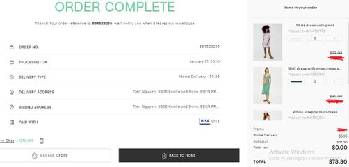 Váy maxi xanh hoa nhí cut out Pull and Bear