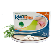 Viên Ngậm Hỗ Trợ Giảm Đau Họng Hương Bạc Hà Kotas France - Thực Phẩm Chức Năng Giúp Làm Dịu Cổ Họng Hiệu Quả