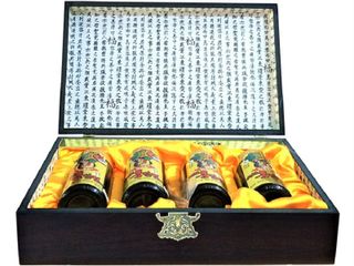 Cao Hồng Sâm Hộp Gỗ Đen Cao Cấp Hàn Quốc - Hỗ Trợ Sức Khỏe, 4 Lọ X 250g, Tăng Cường Miễn Dịch, Phục Hồi Năng Lượng