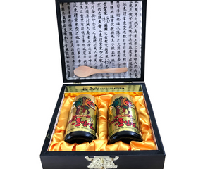 Cao Hồng Sâm Hàn Quốc Hộp Gỗ Đen 250g x 2 Lọ - Tăng Cường Sức Khỏe, Giảm Stress, Tốt Cho Tim Mạch