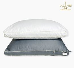 Ruột Gối Lông Vũ Pháp Lasante Chính Hãng - Gối Tự Nhiên Cao Cấp Siêu Êm Ái, Thoáng Mát, Sang Trọng, Chống Xẹp 12 Tháng Bảo Hành