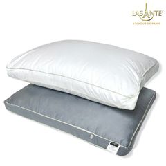 Ruột Gối Lông Vũ Pháp Lasante Chính Hãng - Gối Tự Nhiên Cao Cấp Siêu Êm Ái, Thoáng Mát, Sang Trọng, Chống Xẹp 12 Tháng Bảo Hành