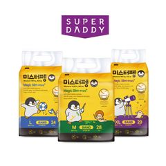 Bỉm tã dán Super Daddy Magic Slim Hàn Quốc Full Size