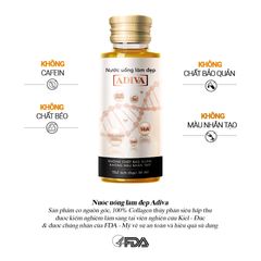 Combo 3 Nước Uống Hỗ Trợ Làm Đẹp Collagen Adiva 14 lọ x 30ml