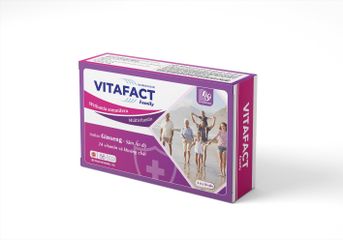 Vitafact family Viên bổ 24 vi lượng Tảo xoắn Cao sâm Ấn Độ