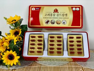 Viên Hồng Sâm Đông Trùng Hạ Thảo Korea Insam - Tăng Cường Sinh Lực, Giảm Mệt Mỏi, Bổ Sung Sức Khỏe 120 Viên Hỗ Trợ Giấc Ngủ