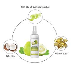 Serum Bưởi Giảm Rụng, Hỗ Trợ Mọc Tóc Milaganics 250ml Grapefruit Serum