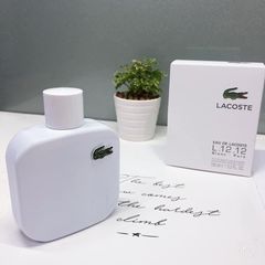 Nước Hoa Nam Lacoste L.12.12 White Pure Blanc - Hương Gỗ Năng Động, Thanh Lịch và Trẻ Trung, EDT 100ml