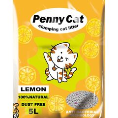Cát vệ sinh Penny cho mèo bốn mùi hương 5L và 10L