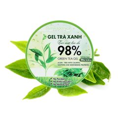 Bộ Đôi Gel Nha Đam Và Trà Xanh Dưỡng Ẩm, Giảm Mụn Milaganics 300ml x 2