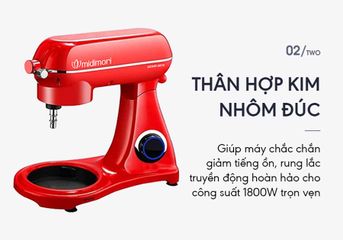Máy nhào trộn bột thân khung thép Midimori công suất 1800W