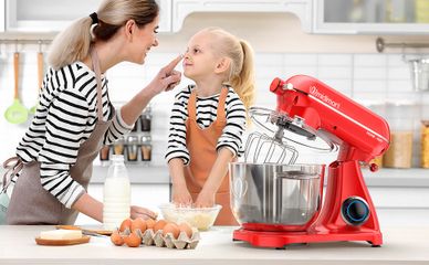 Máy nhào trộn bột thân khung thép Midimori công suất 1800W