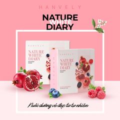 Viên Uống Trắng Da Hanvely Nature White Diary Hộp 30 Viên