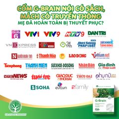 Cốm G-Brain Tăng Cường Tập Trung & Trí Nhớ - Hỗ Trợ Phát Triển Trí Tuệ Cho Trẻ Em Từ 2-18 Tuổi - Hộp 30 Gói 590.000đ