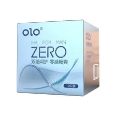 Bao cao su Olo 001 Zero Ha For Man siêu mỏng hộp 10 cái