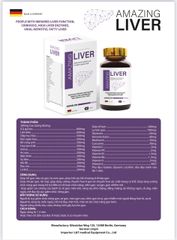 Viên uống Amazing Liver Hỗ trợ bảo vệ và phục hồi gan
