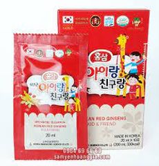 Nước Hồng Sâm Hươu Cao Cổ Cho Trẻ - Bio Hàn Quốc, Bổ Sung Canxi, Hương Hoa Quả Nguyên Chất, Hỗ Trợ Tăng Cường Miễn Dịch, 30 Gói x 20ml