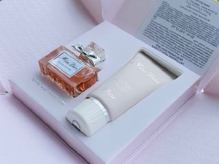 Set nước hoa và lotion milk miss dior blooming bouquet 5ml 20ml