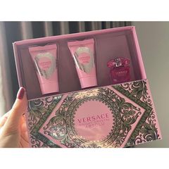 Set Nước Hoa versace bright crystal absolu sữa tắm dưỡng thể