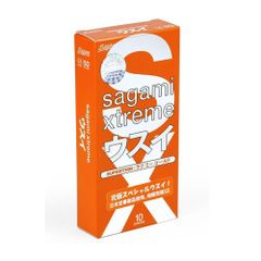 Bao Cao Su Sagami Xtreme Orange 10s Mỏng Trơn Che Tên SP