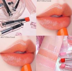 Son Dưỡng Dior Addict Lip Glow Lip Balm 017 Ultra Coral - Dưỡng ẩm, Màu Hồng Cam Tươi Tắn, Sang Trọng và Quyến Rũ
