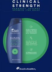 Dầu Gội Làm Sạch Gàu Head & Shoulders Clinical Strength 400ml - Giảm Ngứa và Kiểm Soát Dầu, Phục Hồi Da Đầu Khỏe Mạnh