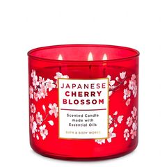 Nến thơm bath and body works japanese cherry blossom 3 bấc