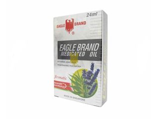 Dầu Gió Hương Lavender Eagle Brand 24ml - Giảm Đau Nhức, Chóng Mặt, Hỗ Trợ Giữ Ấm Cơ Thể, Dầu Trắng Con Ó Nổi Tiếng