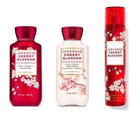 Set tắm dưỡng xịt thơm japanese cherry blossom 3 chai