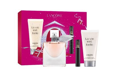 Giftset nước hoa Lancome sữa dưỡng thể mascara phiên bản giới hạn