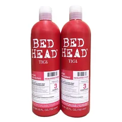 Cặp đôi bed jead tigi đỏ số 3 dành cho tóc hư tổn nặng