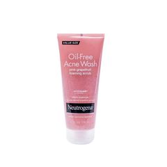 Sữa Rửa Mặt Bưởi Hồng Neutrogena Oil-Free 198ml - Tẩy Tế Bào Chết, Giảm Mụn, Cân Bằng Dầu, Làn Da Khỏe Mạnh
