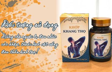 Viên Khớp Khang Thọ Nam Dương - Hỗ trợ giảm đau, mỏi vai gáy hiệu quả từ thảo mộc tự nhiên cho người cao tuổi và người hoạt động thể thao