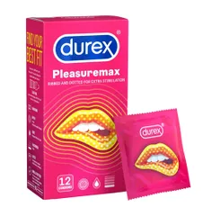 Durex Pleasuremax Bao Cao Su Có Gai Hộp 12 Cái Chính Hãng