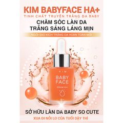 Tinh chất truyền trắng Kim Baby Face HA thế hệ mới
