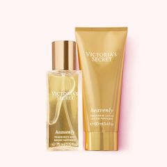 Giftset victoria secret heavenly dưỡng thể 100ml và xịt thơm 75ml