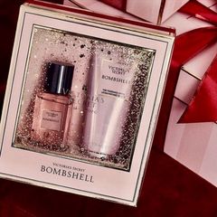 Giftset victoria secret bombshell seduction lotion và xịt thơm