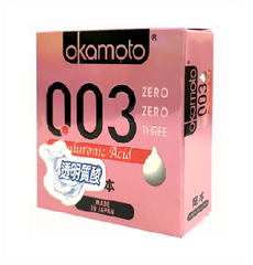 BCS Okamoto 0.03 Hyaluronic Acid Siêu Mỏng Hộp 3 Chiếc