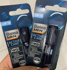 Son dưỡng môi nam chống nắng, không màu, Balea Men, Đức