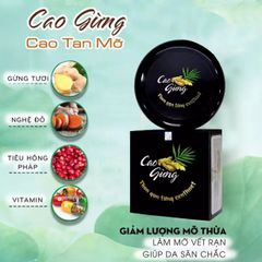 Cao Gừng Tan Mỡ Bụng & Đùi - Hỗ Trợ Giảm Mỡ Hiệu Quả Từ Thiên Nhiên Việt, Tăng Đàn Hồi Da, Dễ Dàng Sử Dụng