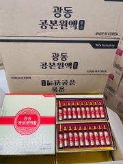 Tinh Chất Đông Trùng Hạ Thảo Kwangdong Gold - Hỗ Trợ Bồi Bổ Sức Khỏe - Hộp 60 Ống X 20ml, Nguồn Dinh Dưỡng Từ Thiên Nhiên