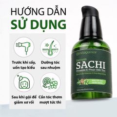 Serum Dưỡng Tóc Sachi Vitamin E Milaganics 80ml (chai)