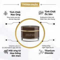 Kem Hỗ trợ Ngừa Nám Tàn Nhang Oriskin Melasma Whitening Cream