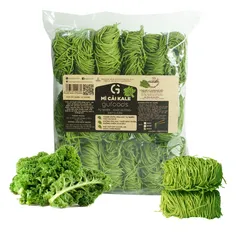 Mì cải Kale GUfoods, màu xanh tự nhiên, giúp bổ sung chất xơ, eatclean